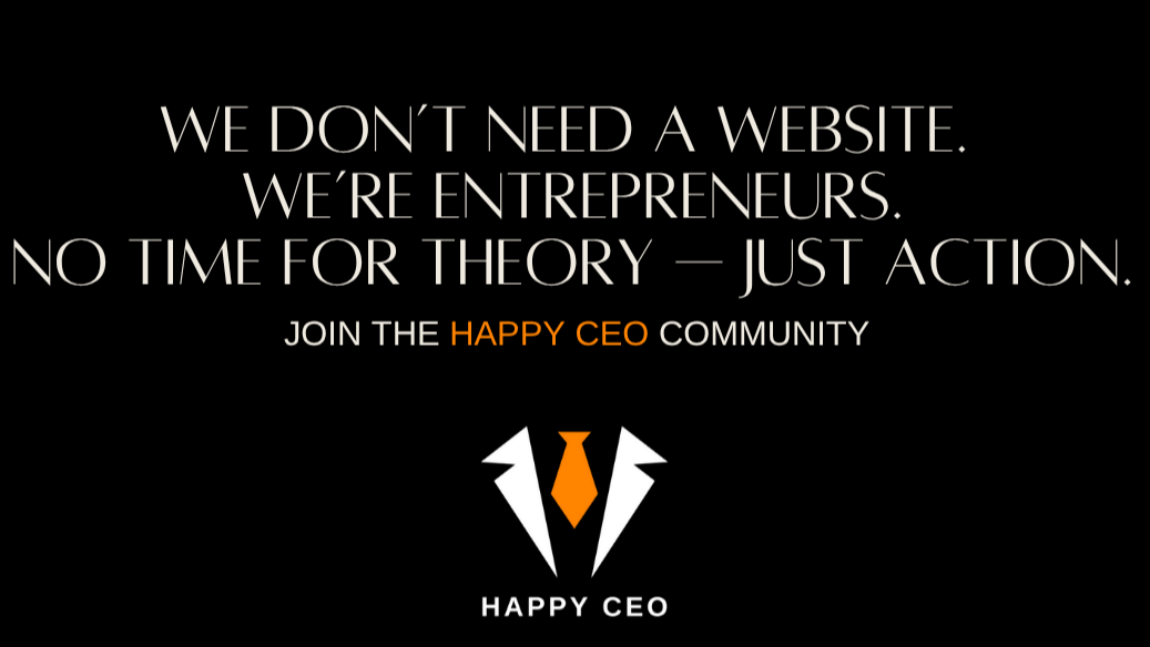 Happy CEO